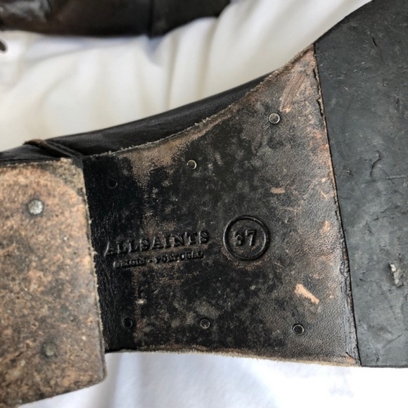 All Saints Bonny Valley Heeled Chelsea Boots 37 - Picture 7 of 8